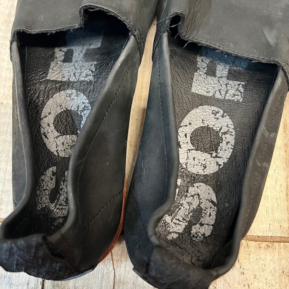 Sorel Black Leather Ella Slip On Flats‎ Minimalist Comfort 10.5 NL3211-010 - Picture 6 of 7